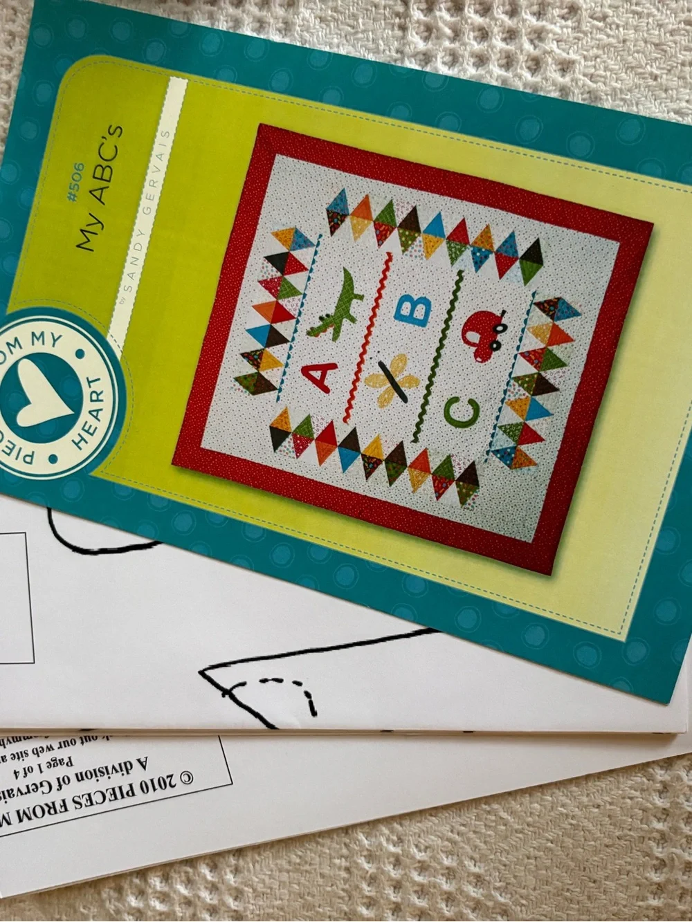 My ABC’s Quilt Pattern #506 from Pieces of My Heart